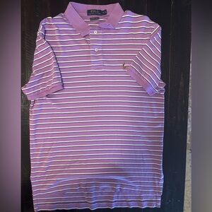 Polo by Ralph Lauren Lavender Striped Polo Shirt